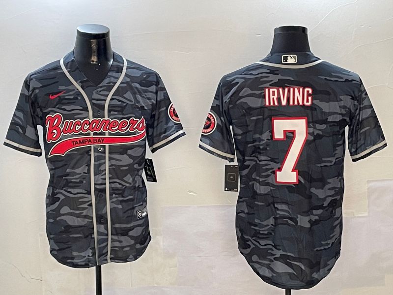 Men Tampa Bay Buccaneers #7 Irving Camo Joint Name 2024 Nike Limited NFL Jersey style 3->tampa bay buccaneers->NFL Jersey
